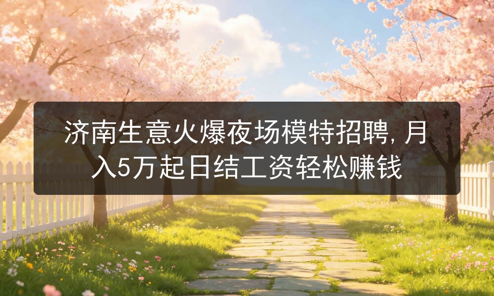 济南生意火爆夜场模特招聘,月入5万起日结工资轻松赚钱图片