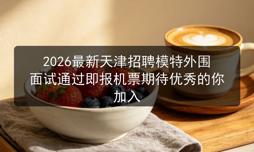 2026最新天津招聘模特外围面试通过即报机票期待优秀的你加入