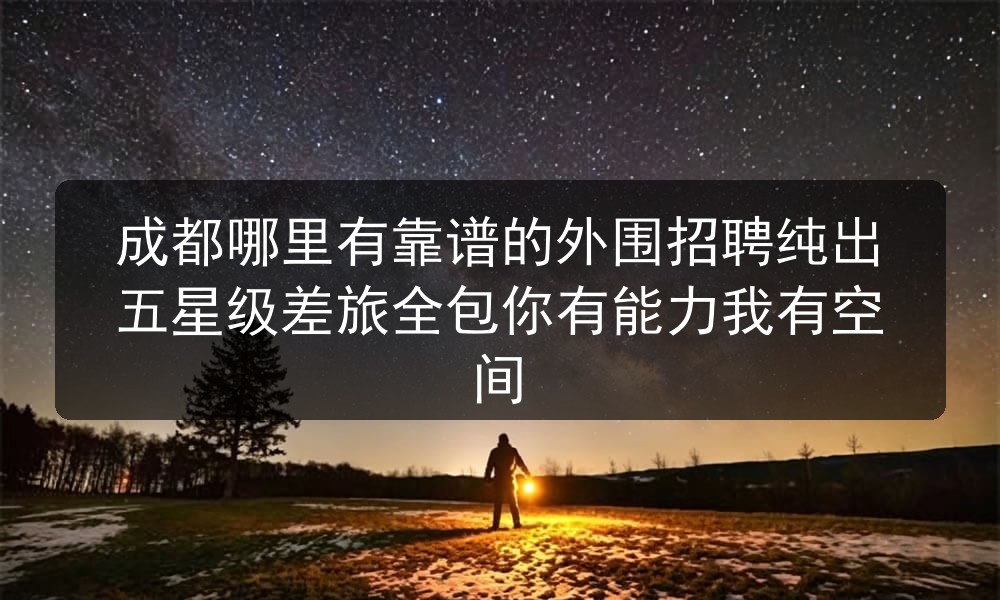 成都招聘商务伴游专属定制高素质双语陪同