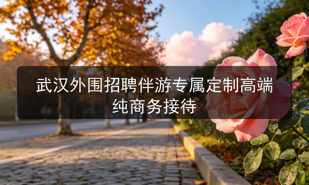 武汉外围招聘伴游专属定制高端纯商务接待