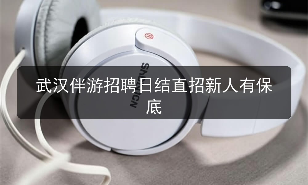 武汉伴游招聘日结直招新人有保底