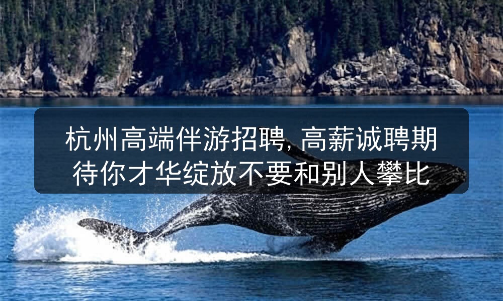 杭州高端伴游招聘,高薪诚聘期待你才华绽放不要和别人攀比