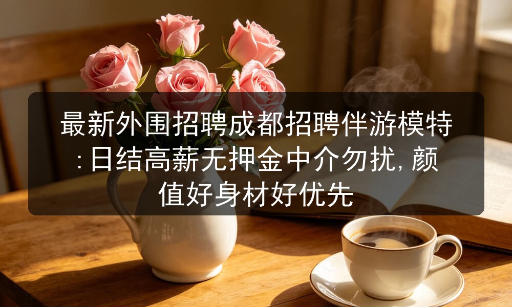 最新外围招聘成都招聘伴游模特:日结高薪无押金中介勿扰,颜值好身材好优先